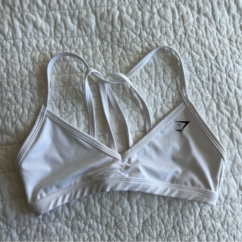 Gymshark White Sports Bra